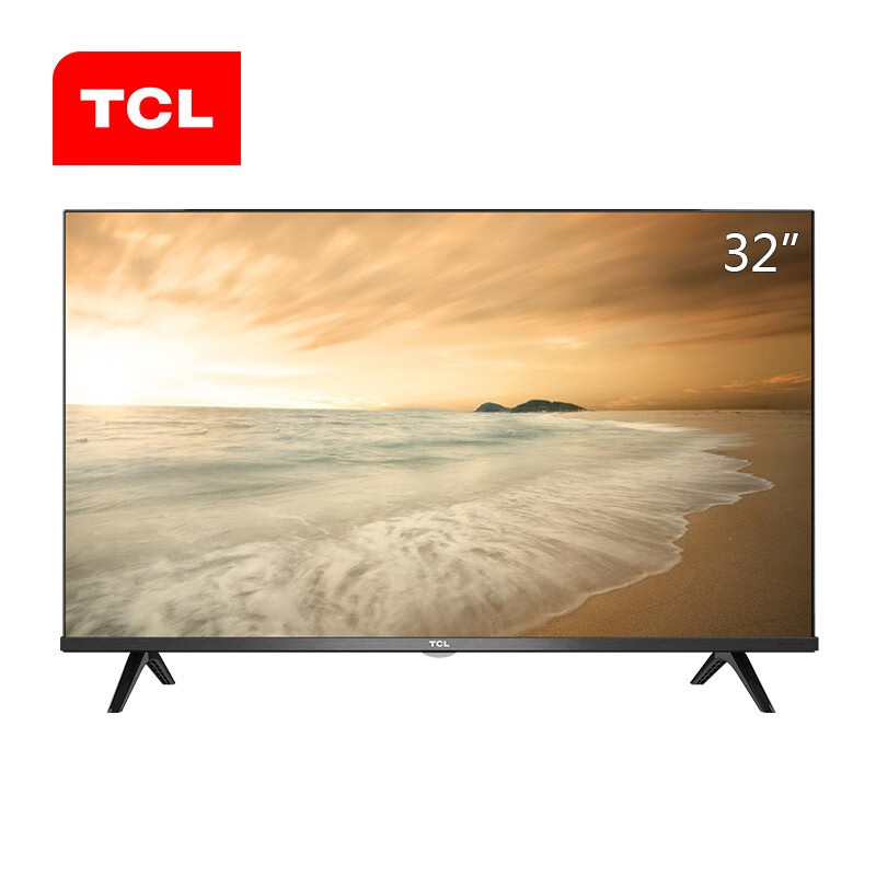 TCL电视  32V6H 32英寸 高清电视  全景全面屏 杜比+DTS双解码 液晶平板电视机 丰富机身接口 以旧换新