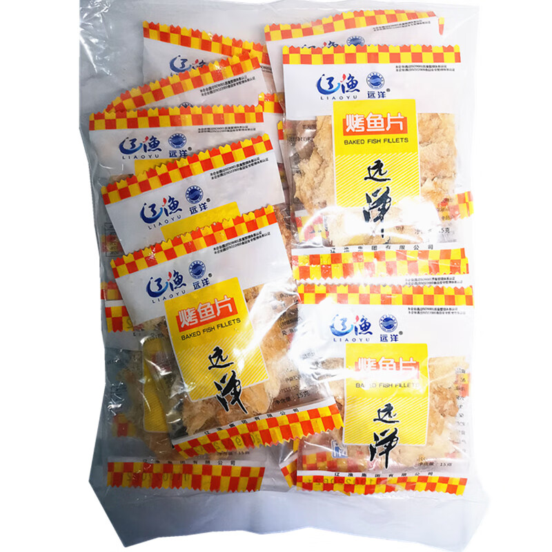 远洋烤鱼片实惠装300g 特产送女友鱼饼鱼排鱼干片减低脂即食轻零食