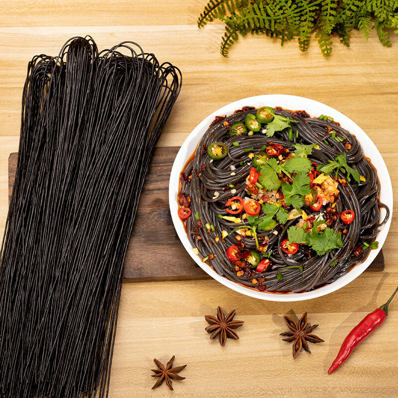 念乡人贵州特产蕨根粉丝小吃粉条凉拌厥根粉南北干货酸辣粉撅粉 500g