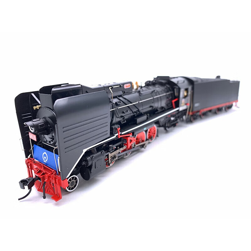 百万城HO比例新版建设型蒸汽机车火车模型1/87大挡烟板与双头灯两 【模拟】CS00308 民兵号 #8418