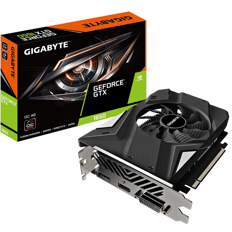 技嘉(gigabyte)gtx1650/1050ti 4g显卡 电脑 台式机 吃鸡 游戏电竞独