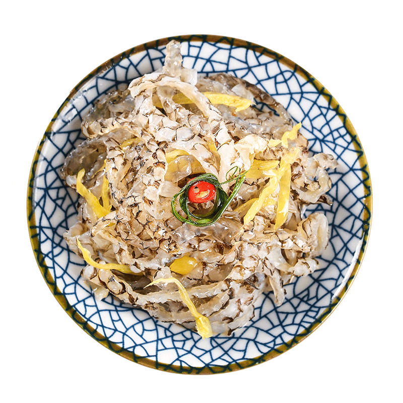 阿具泡椒鱼皮1KG开袋即食-价格优势明显,口感丰富