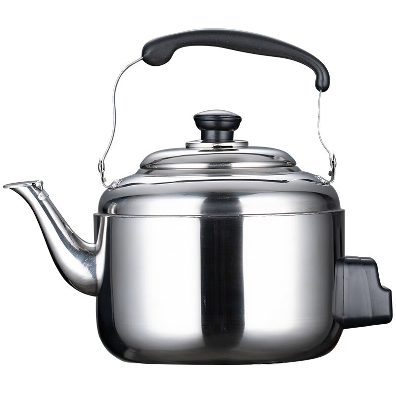 菩本家 电水吊子烧水壶电热烧水壶插电304不锈钢大号容量长嘴家用茶壶