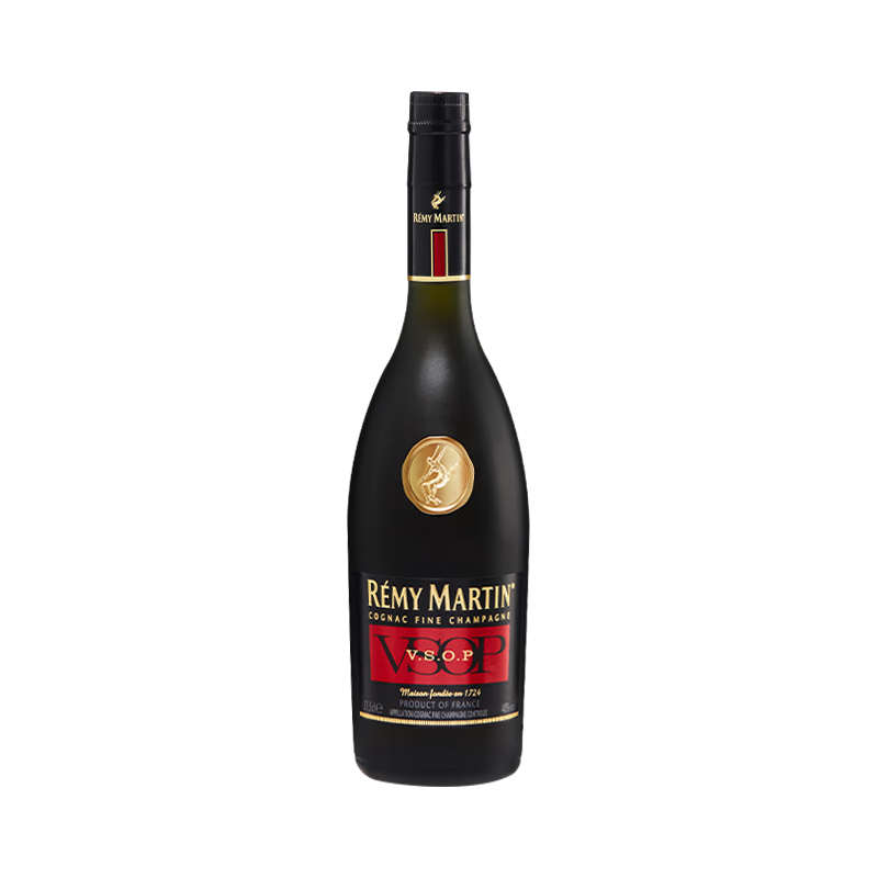 人頭馬（Remy Martin）人頭馬VSOP優(yōu)質(zhì)香檳區干邑白蘭地洋酒 無(wú)盒裝 375mL 1瓶