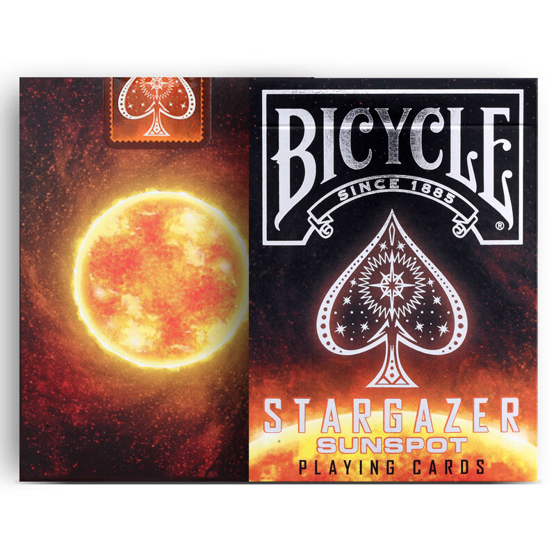 BICYCLE单车扑克牌 花切纸牌 美国进口 观星者系列/太阳黑子