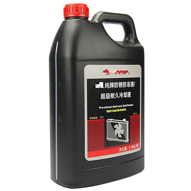 丰田（TOYOTA）纯牌防冻液原厂冷却液适用于RAV4锐志皇冠普拉多雷凌凯美瑞普拉多 3.785L -35℃ 粉色 一汽丰田长效防冻液
