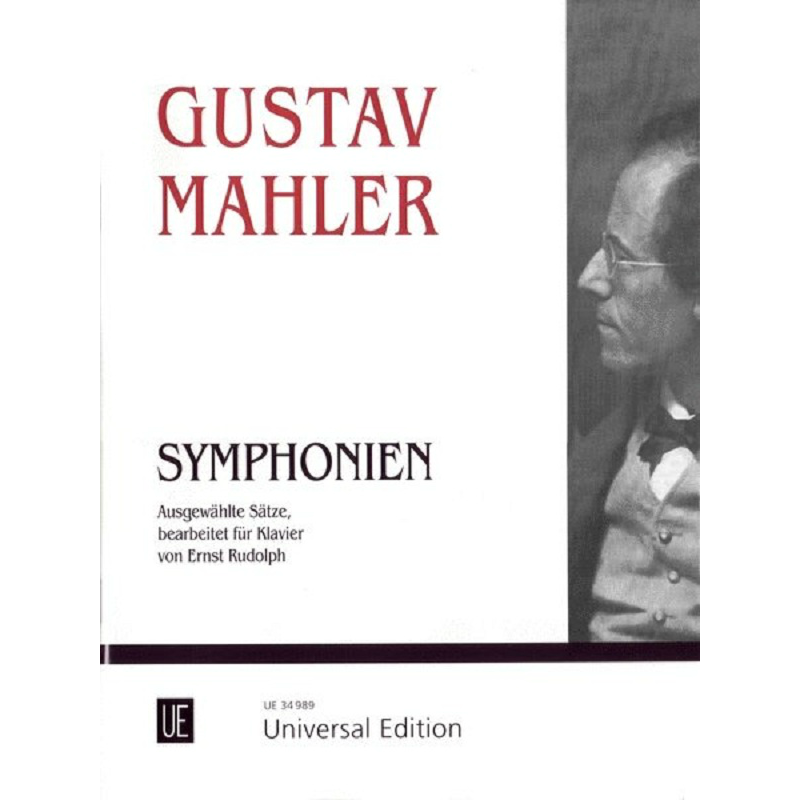 马勒交响乐 精选乐章选集 钢琴 维也纳 Symphonies for Piano UE34989