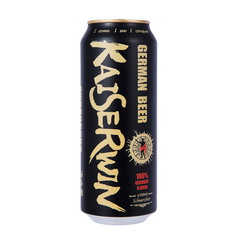 凱撒德國(guó)凱撒啤酒進(jìn)口精釀黑啤500ml*24罐裝小麥啤酒整箱 500mL 24罐 整箱裝
