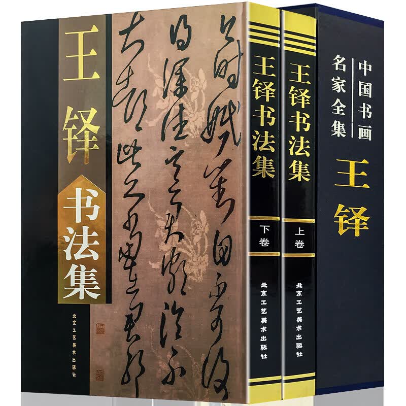 【全2册精装铜版纸彩印】王铎书法集上下卷 中国书画名家全集