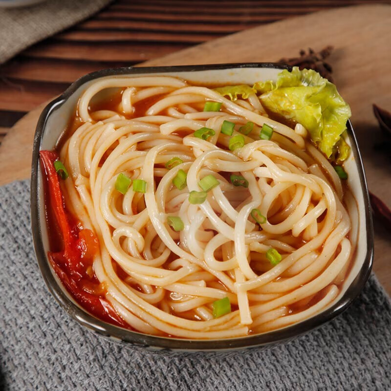 鸿双喜新疆奇台手工拉条子特产拌面拉面面条家常面 手工拉条子400gx10