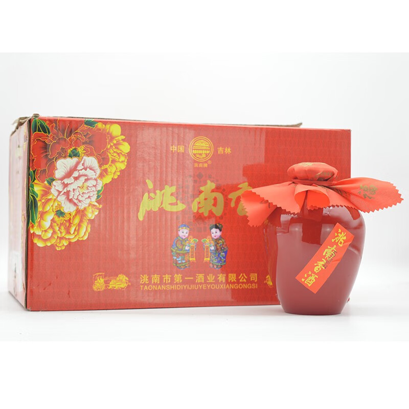 洮南香 东北吉林浓香型纯粮酒整箱 大枣枸杞酒洮南香酒 38度 450ml 6