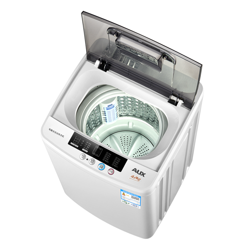 奥克斯（AUX）洗衣机全自动波轮家用小型宿舍租房婴幼儿童大容量 洗脱一体 80智能风干+强力电机  3-4人使用32645404715