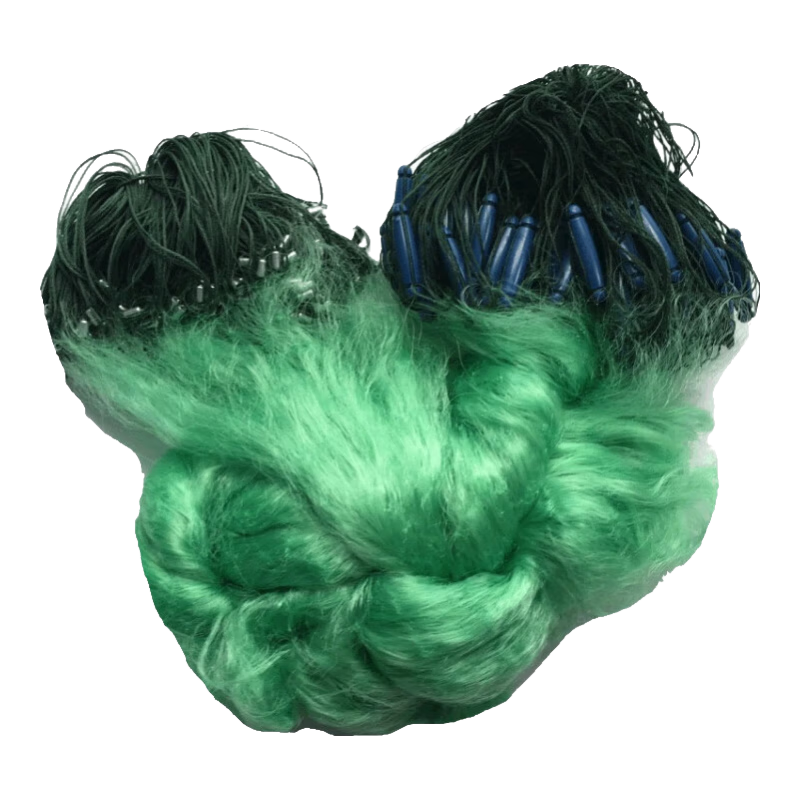 槐漁 8-20米200米三層漁網(wǎng) 柔絲 綠絲魚(yú)網(wǎng) 絲網(wǎng) 捕魚(yú)網(wǎng) 粘漁網(wǎng) 大網(wǎng) 8米6指200米通心墜三層網(wǎng)