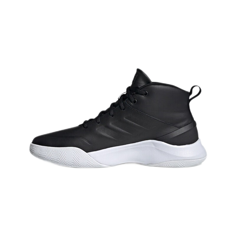 adidas 阿迪达斯 Ownthegame 男子篮球鞋 EE9638 1号黑色/夜金属灰 44.5