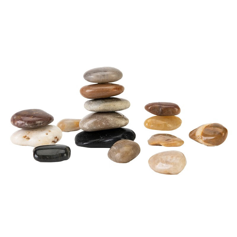 鹅卵石  园林装饰造景鱼缸造景足底按摩垫大块铺路庭院 24cm鹅卵石5斤