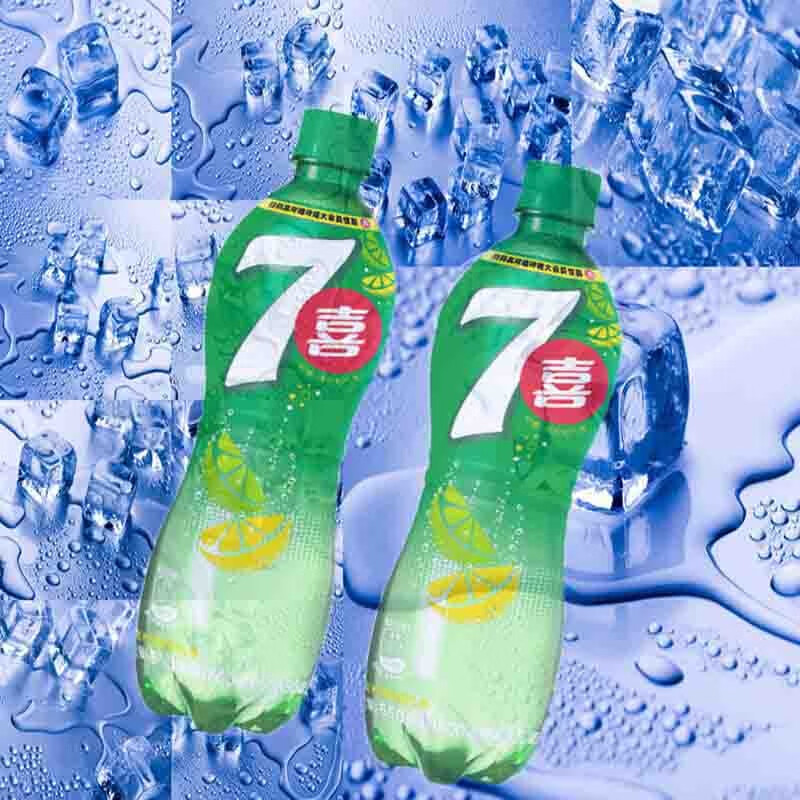 百事可乐七喜柠檬果味汽水550ml*8/16瓶碳酸饮料7喜清凉夏日饮品 七喜