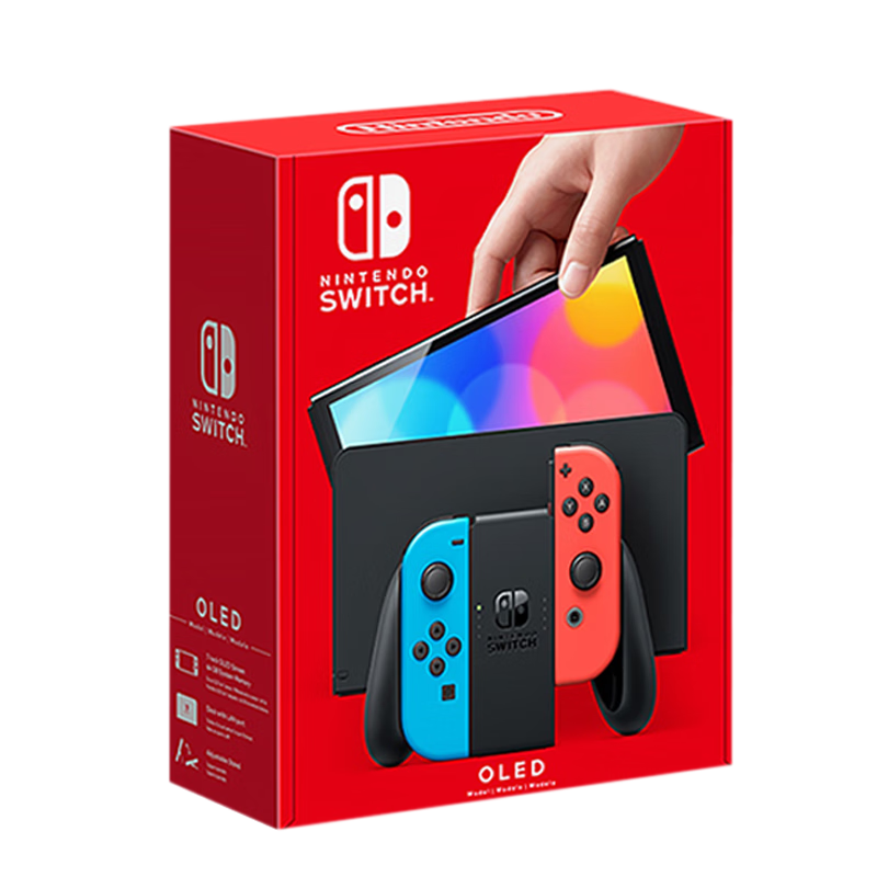 任天堂（Nintendo） Switch日版港版游戏机续航加强版ns体感掌机便携家用新款OLED主机 日版OLED白色64GB