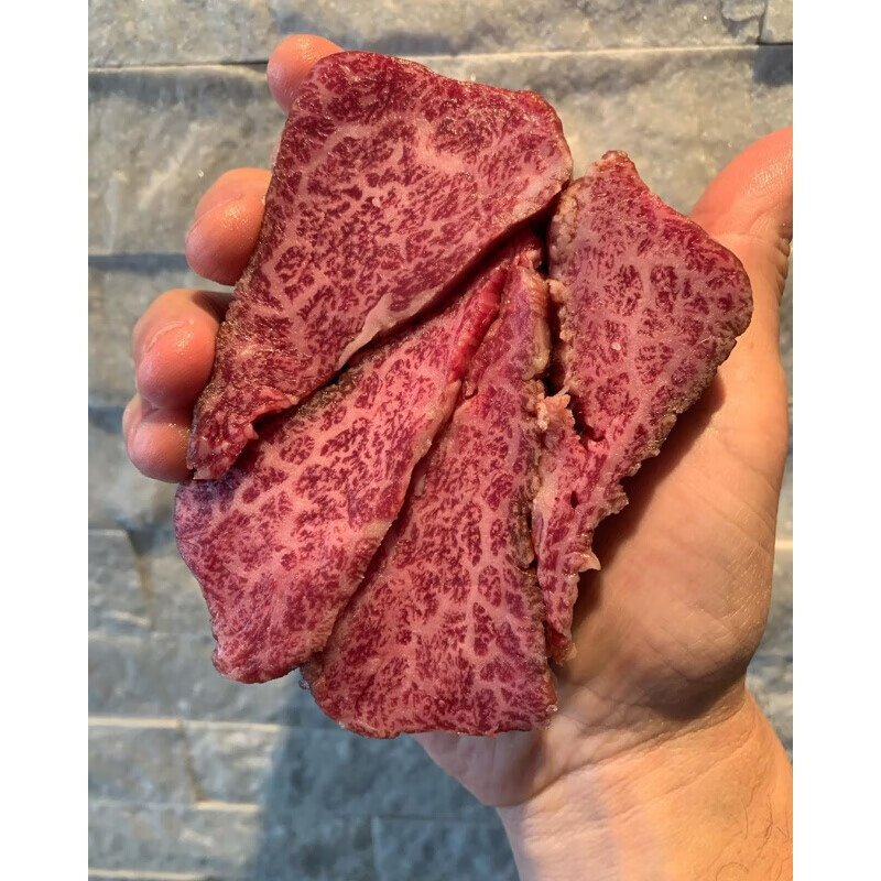 虎钢馋安格斯谷饲m3三角肉日式烤肉  40片