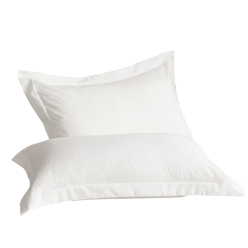 源生活全棉纯白色枕套一对价格趋势及销量评测
