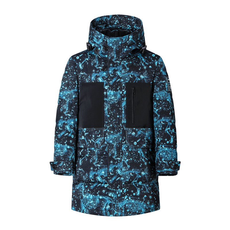 七匹狼【设计师联名款】羽绒服男冬季新款潮流男装外套 001(黑色) XL 175/92A