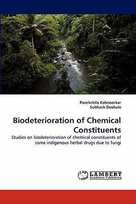 预订biodeterioration of chemical constituents