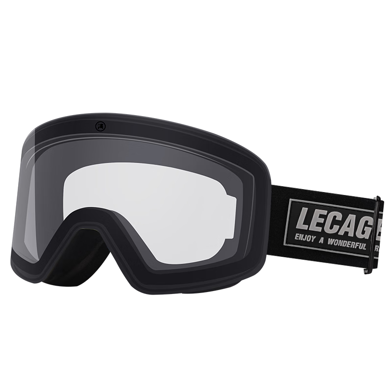 樂凱奇(LECAGE)摩托車風(fēng)鏡頭盔護(hù)目鏡男女復(fù)古機(jī)車騎行鏡防風(fēng)防曬近視風(fēng)鏡  無框變色片(日夜兩用)