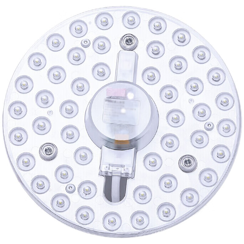 圣西朗 LED吸顶灯 板圆形节能灯泡 灯条贴片单灯盘 18W白光单色