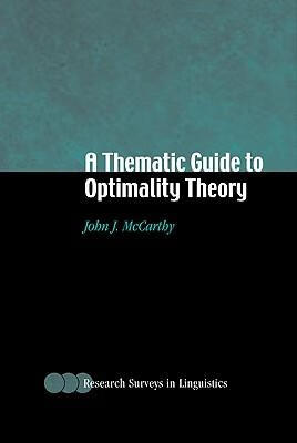 预订 a thematic guide to optimality theory