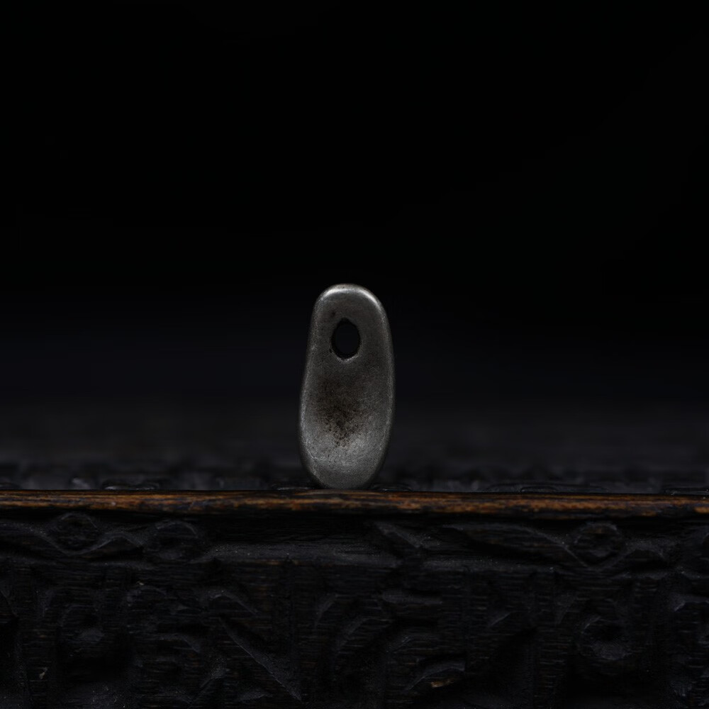 石俞记 藏式手工制作文玩卡子迷你小号鹿牙卡子吊坠配饰 红色