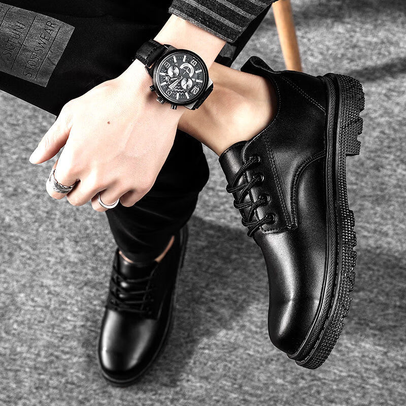 fan)加大码男鞋特大码运动鞋4648码春季英伦男鞋子38码小皮鞋大码45马