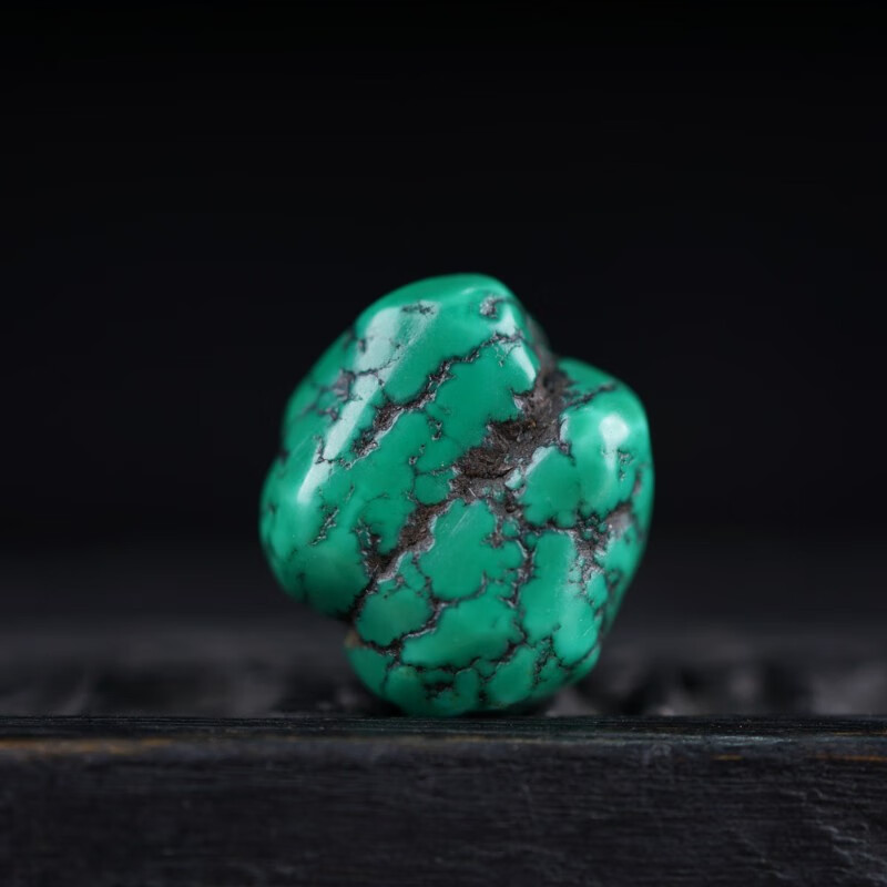 酷奇象(kuqixiang) 原矿 无优化老绿松石 藏式随形老矿料 图片色