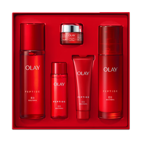 玉兰油（OLAY）大红瓶水乳液保湿抗皱紧致抗衰老化妆品护肤品套装礼盒生日礼物女