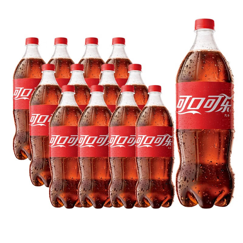 可口可乐1.25升瓶装无糖碳酸饮料汽水年货大瓶分享 可口可乐1.