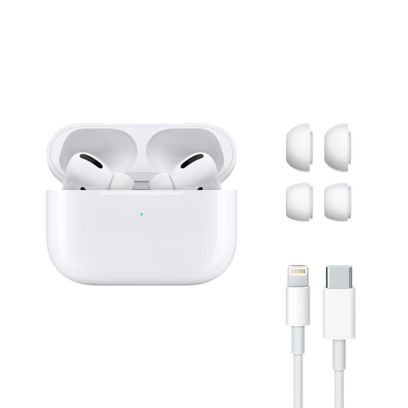 苹果（Apple） AirPods Pro主动降噪无线蓝牙耳机 支持iPad Pro3代/Max手机 【2021款】AirPods Pro+卡通保护套