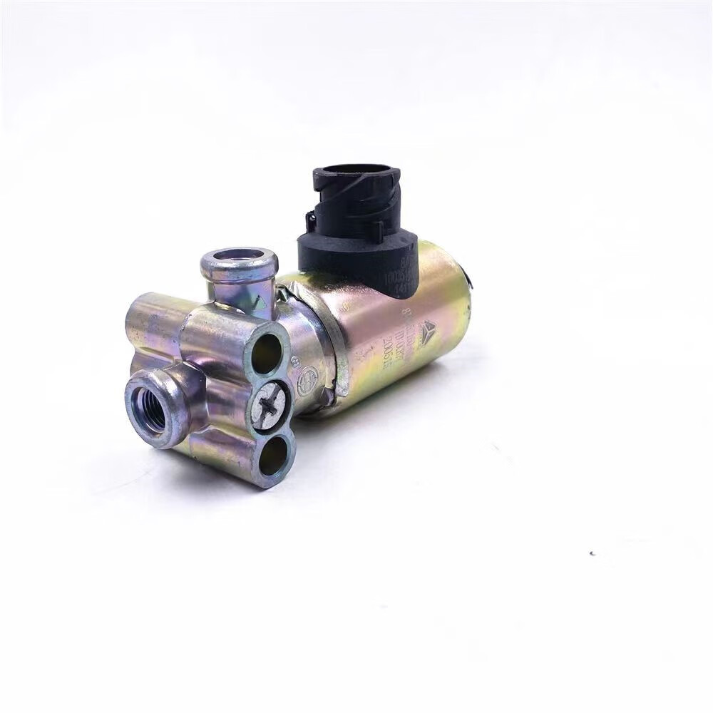 洛爵适配于重汽豪沃汕德卡t5g豪沃t7h差速锁取力器排气制动电磁阀原厂