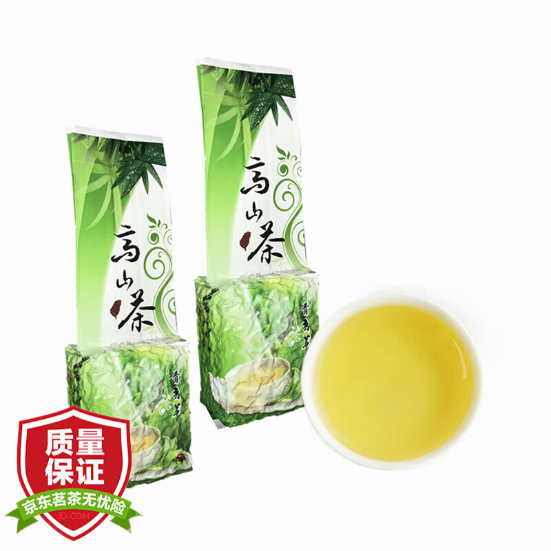 台湾茶叶原装高山茶冬新茶冻顶乌龙阿里山梨进口绿袋清香型平茗300克