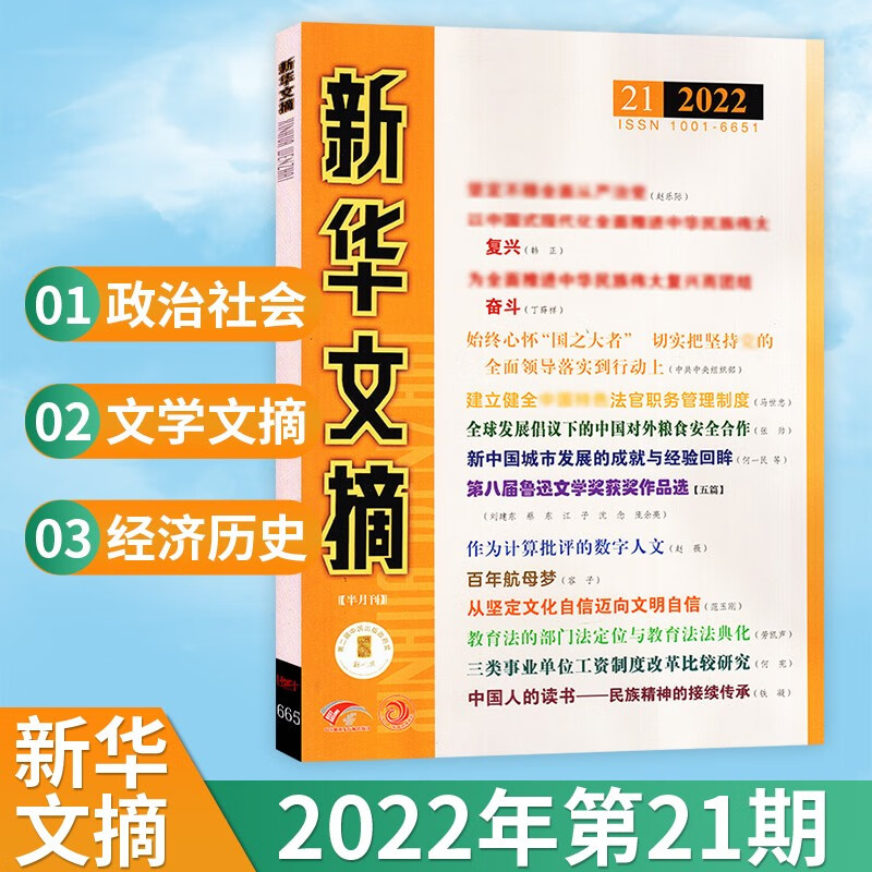 【15期现货】新华文摘杂志(小字版)20