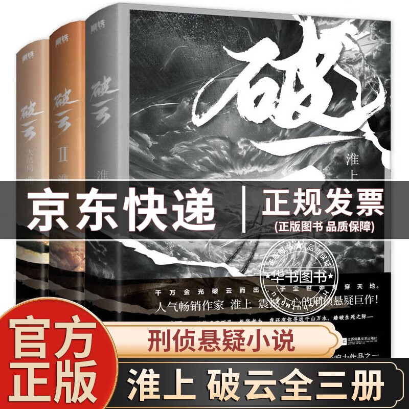 破云 1-2-3全套3册 大结局 完结篇 淮上 青春文学小说 正版图书 破云(套装全三册)