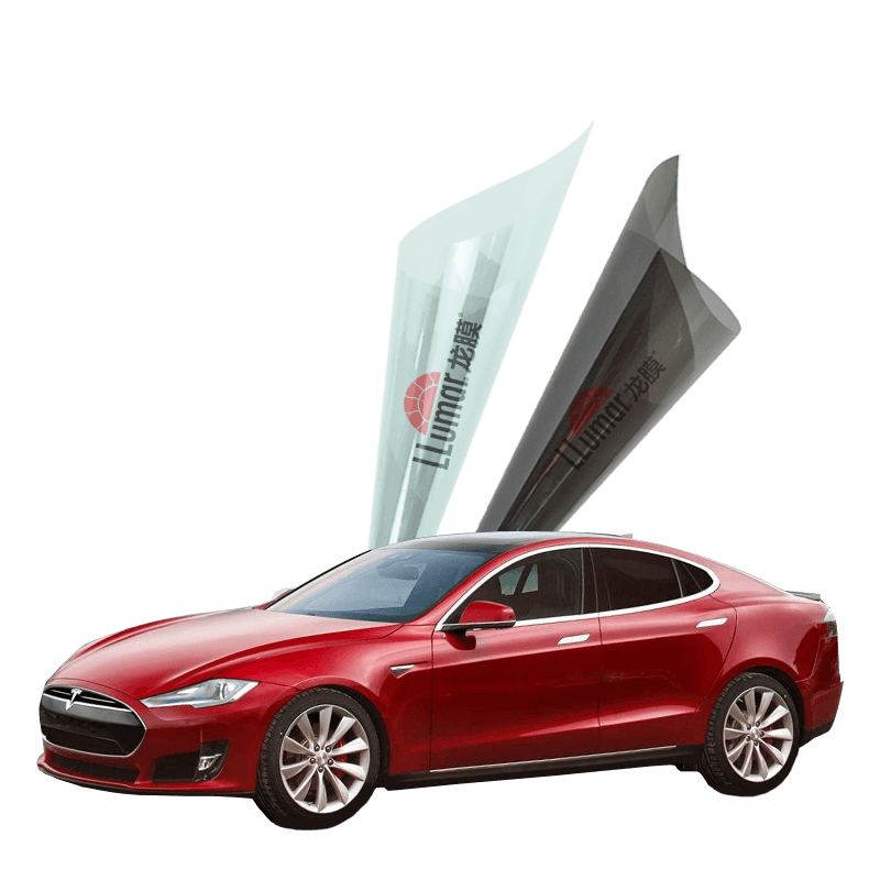 龍膜汽車貼膜Model3適用新能源電車貼膜太陽膜 隔熱膜防爆膜防曬膜 國際品牌 暢領(lǐng)80+15X深色 1#后擋貼滿（含天窗）