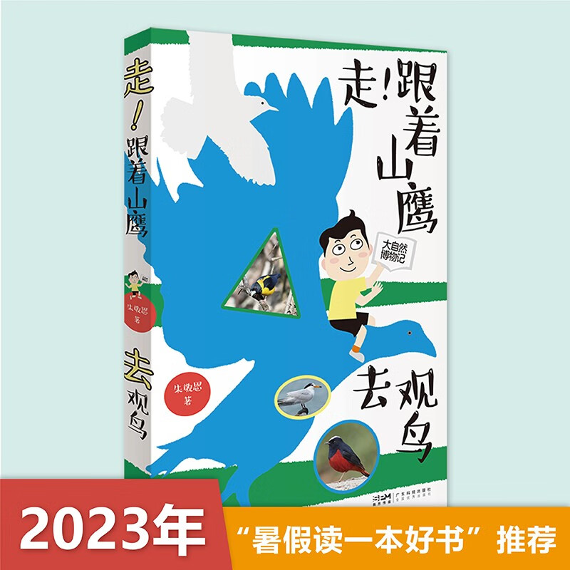走！跟着山鹰去观鸟 山鹰博士朱敬恩观鸟日记实拍清晰照片轮廓图 野外观鸟手册鸟类观察 广东科技
