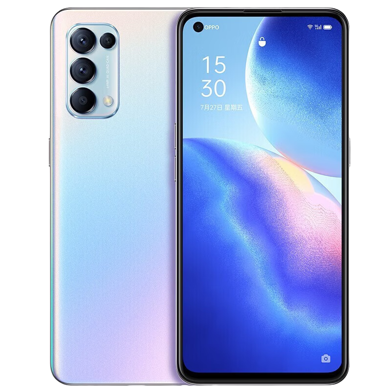 OPPO Reno5 K 5G手机 6400万四摄 65W闪充 6.43英寸90Hz高感屏 Reno5 K-星河入梦 8GB+128GB