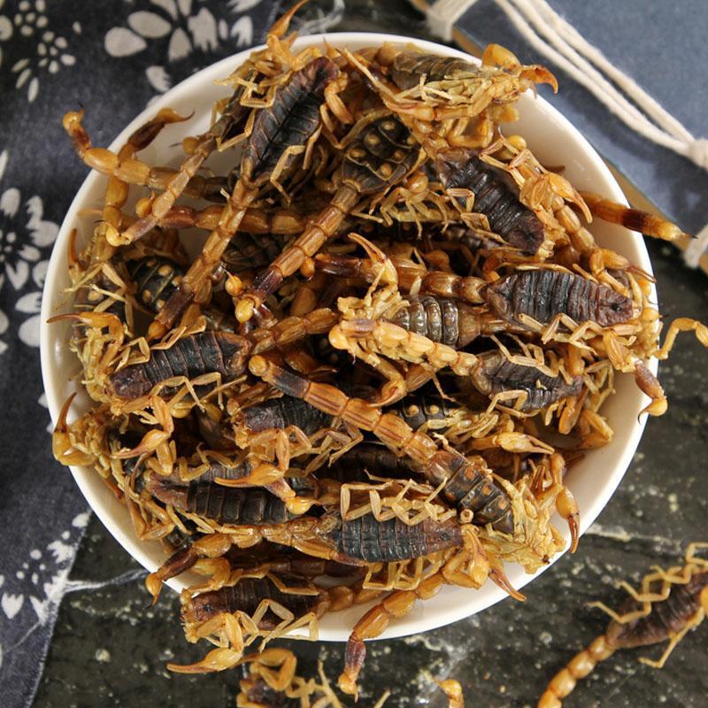 新货中药材全虫清水干货100克10g8成干蝎子中药材清水蝎子干 清水蝎子