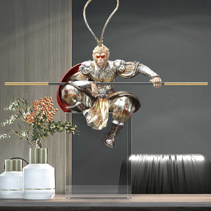 棕榈树(palmtree) 斗战胜佛玄关摆件孙悟空客厅办公