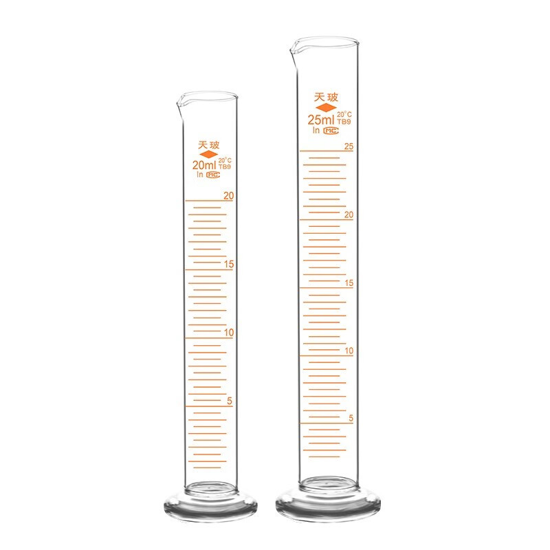 天玻 量筒 刻度量筒 玻璃量筒 25ml