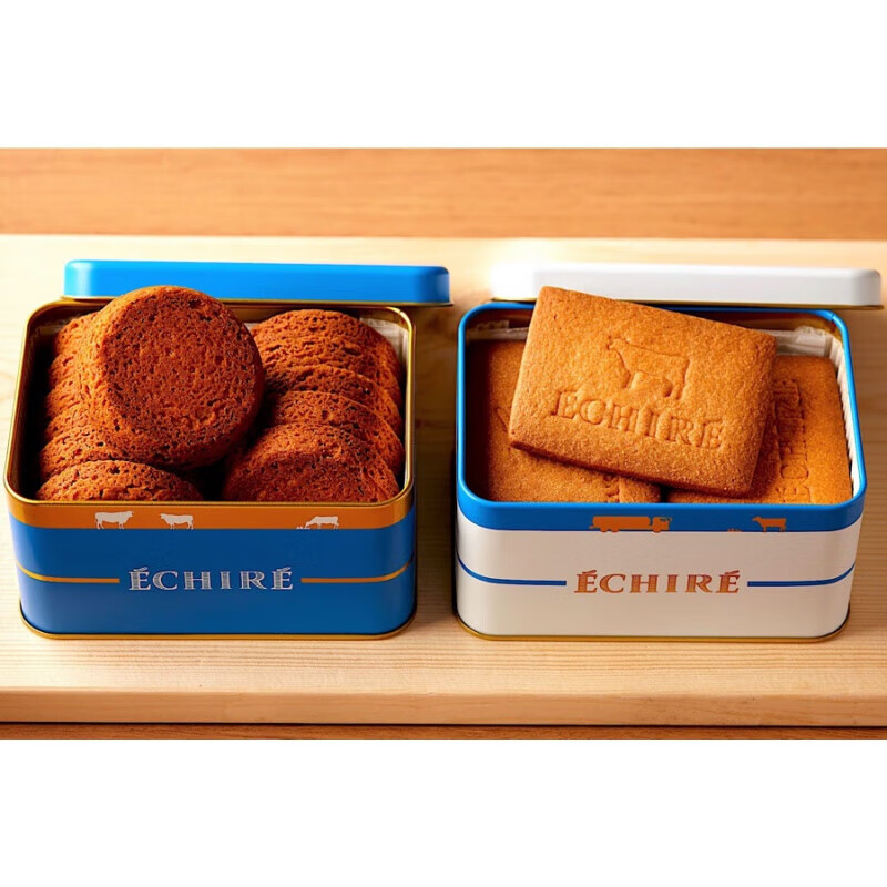 ins人气限定echire艾许黄油酥性饼干曲奇礼盒 <galette小蓝盒&gt