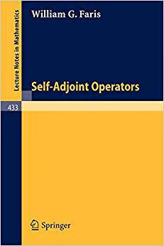 预订 self-adjoint operators