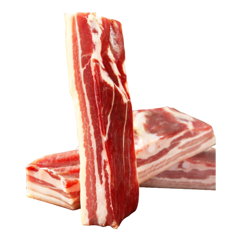 寧越府五花肉南風(fēng)肉咸肉臘肉土特產(chǎn)風(fēng)干肉臘味家常菜腌篤鮮食材刀板香 1000g（2斤）五花咸肉偏瘦