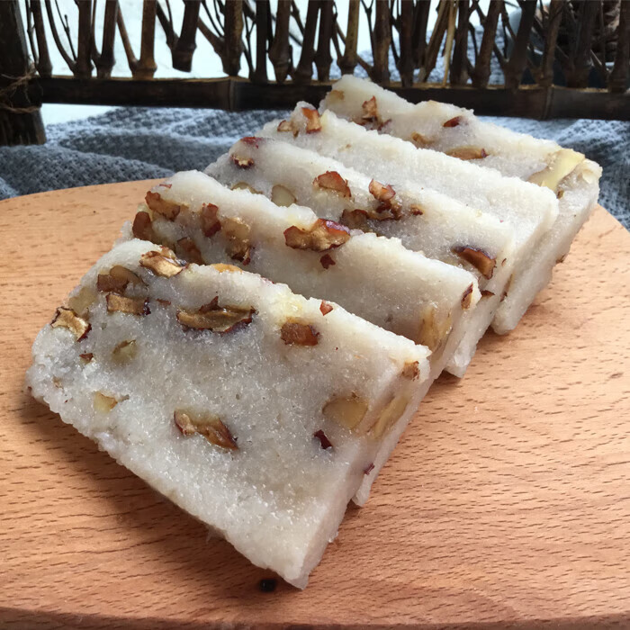 lzjv崇明糕上海特产小吃糕点传统糯米糕核桃红枣糕现做现卖 三斤装红