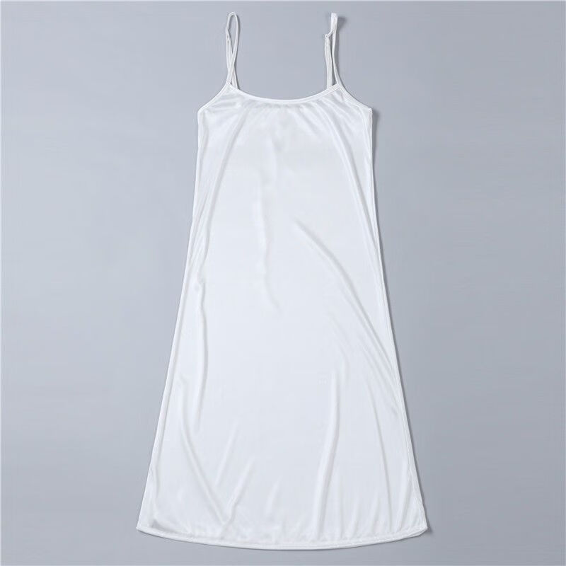 cxxpo内衬裙打底裙牛奶丝滑冰丝吊带肩带可调内搭吊带裙防透防走光女