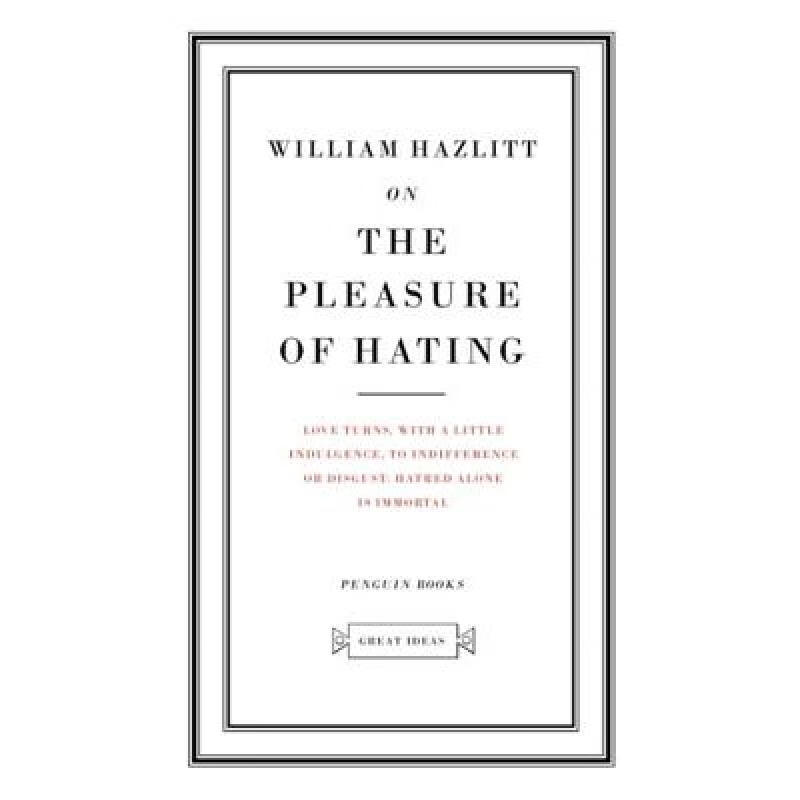 预订 On the Pleasure of Hating